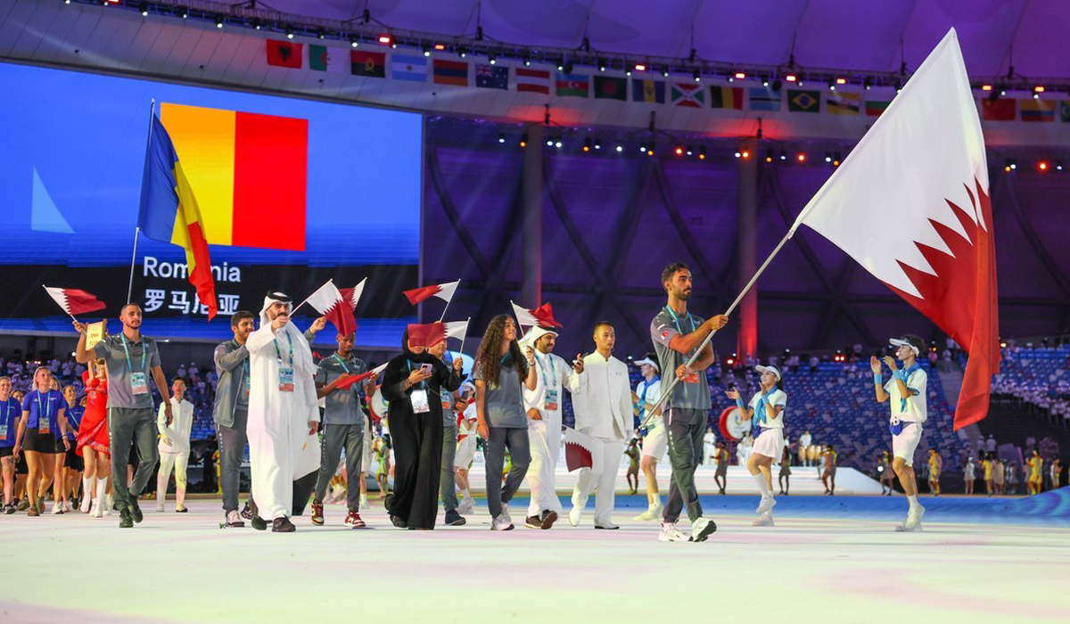 Qatar Team Concludes Distinguished Participation in World University Games in China